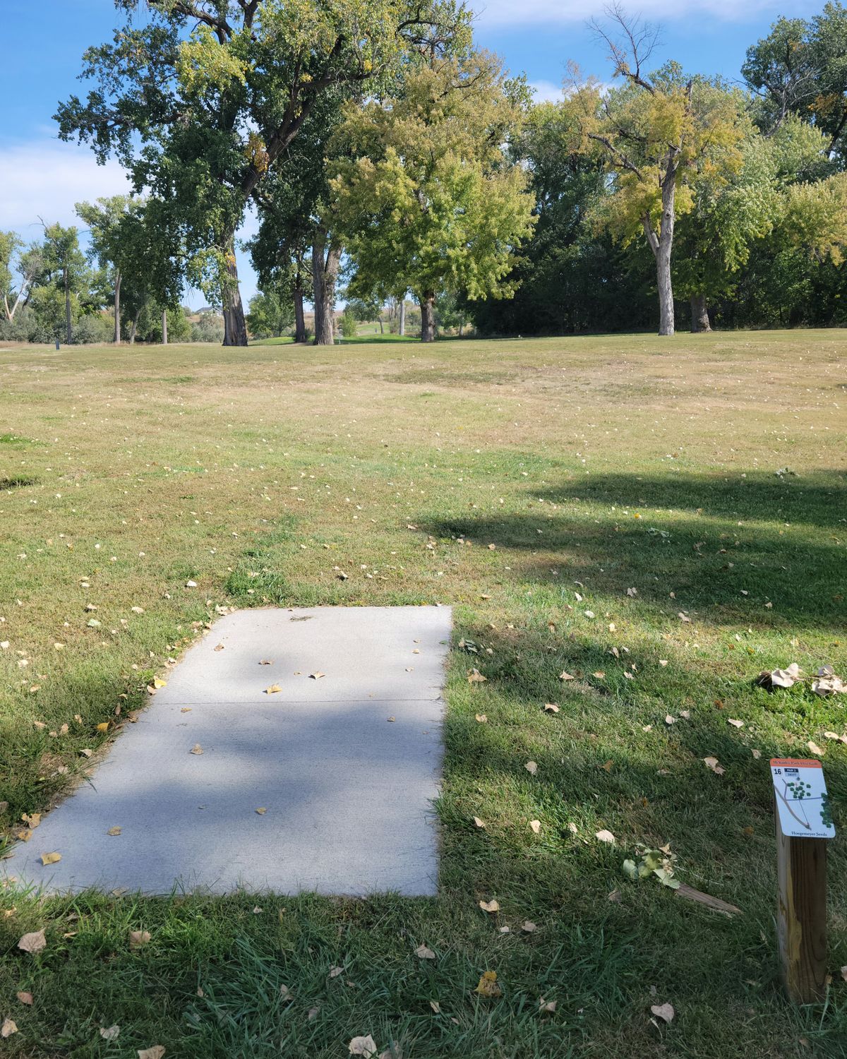 Tee box #16
