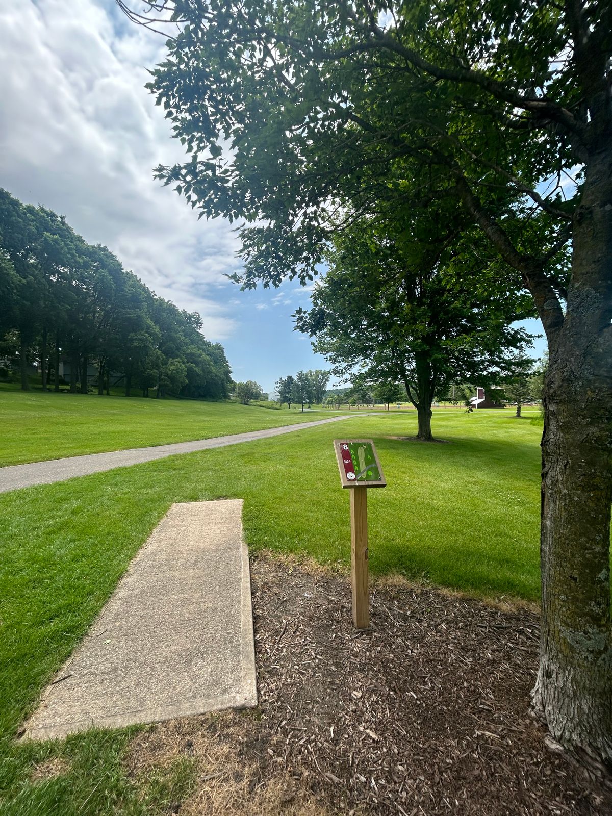 Hole 8 teepad
