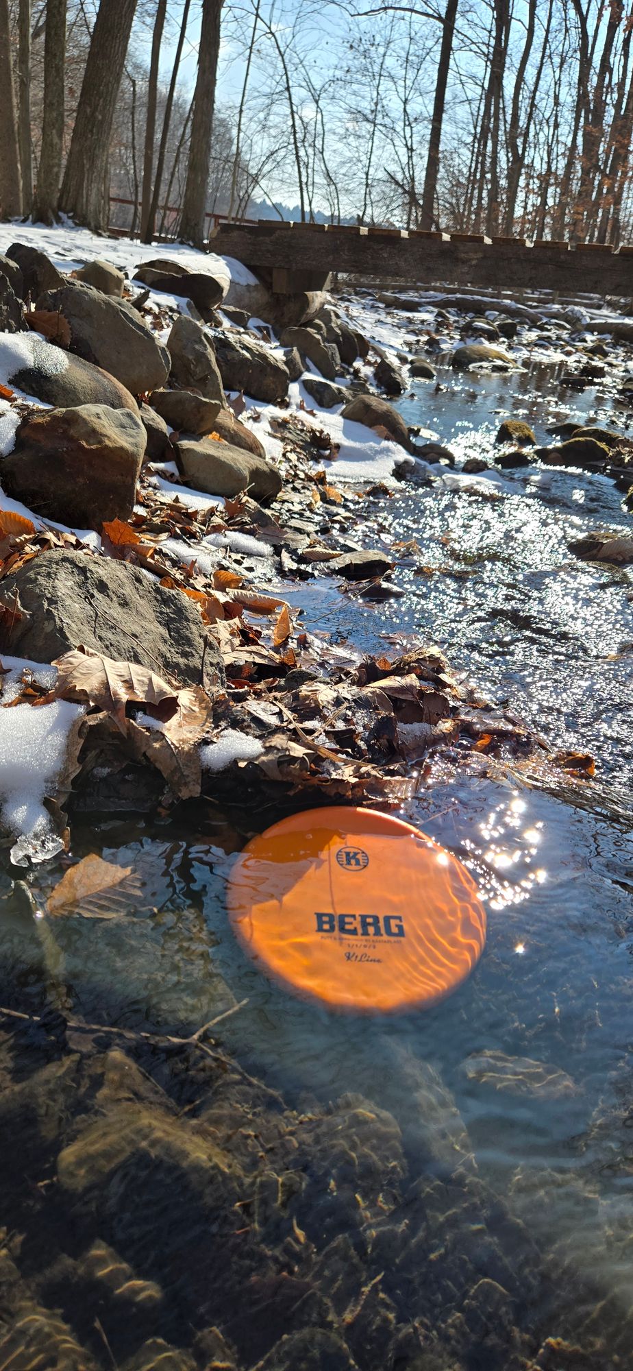 Water hazard near hole 1