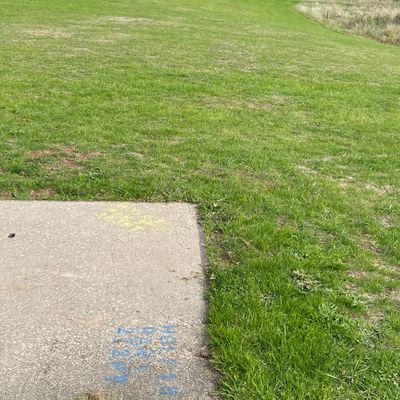 Hole 2 blue lay out. Par 4