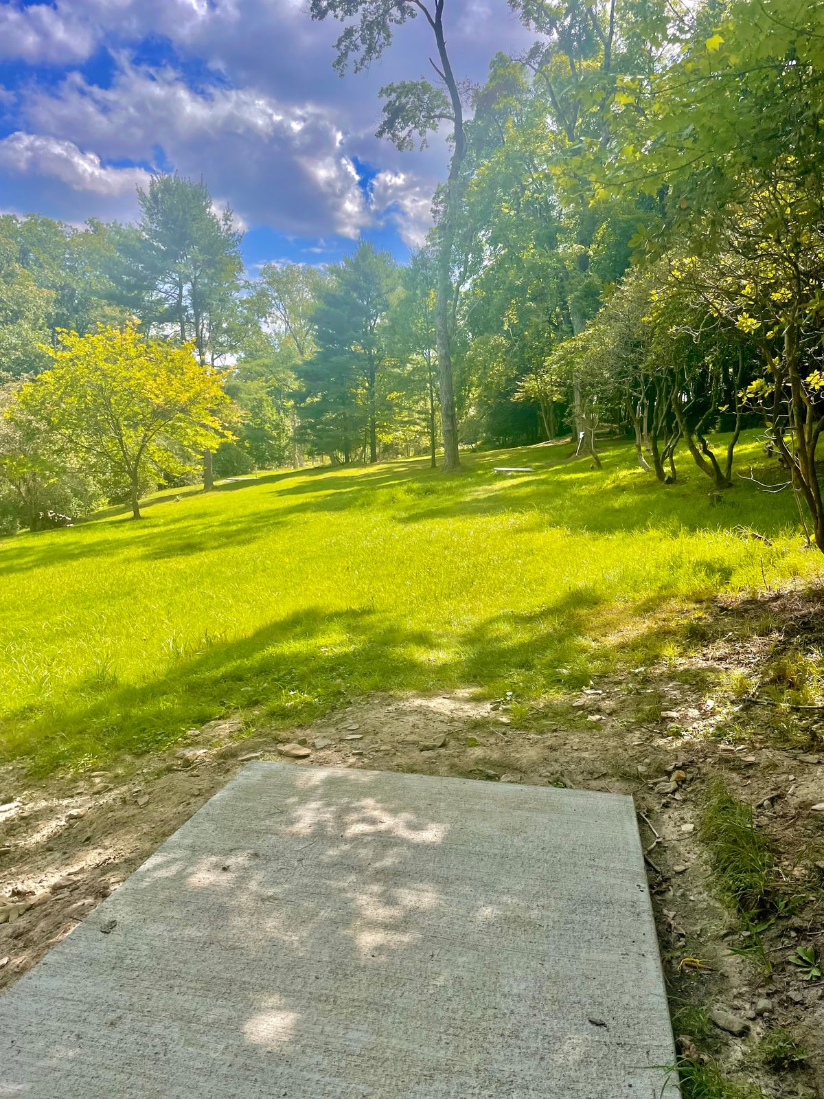 Hole 1 long teepad