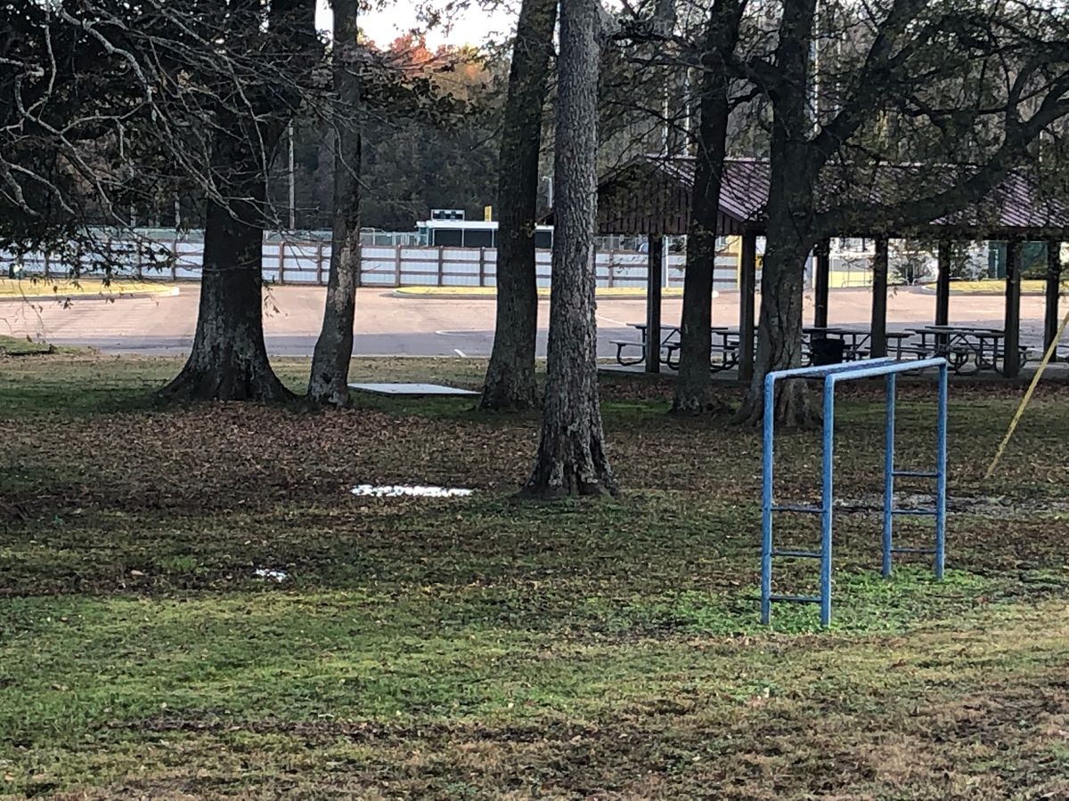 The tee at 13 is stuck behind some really close trees