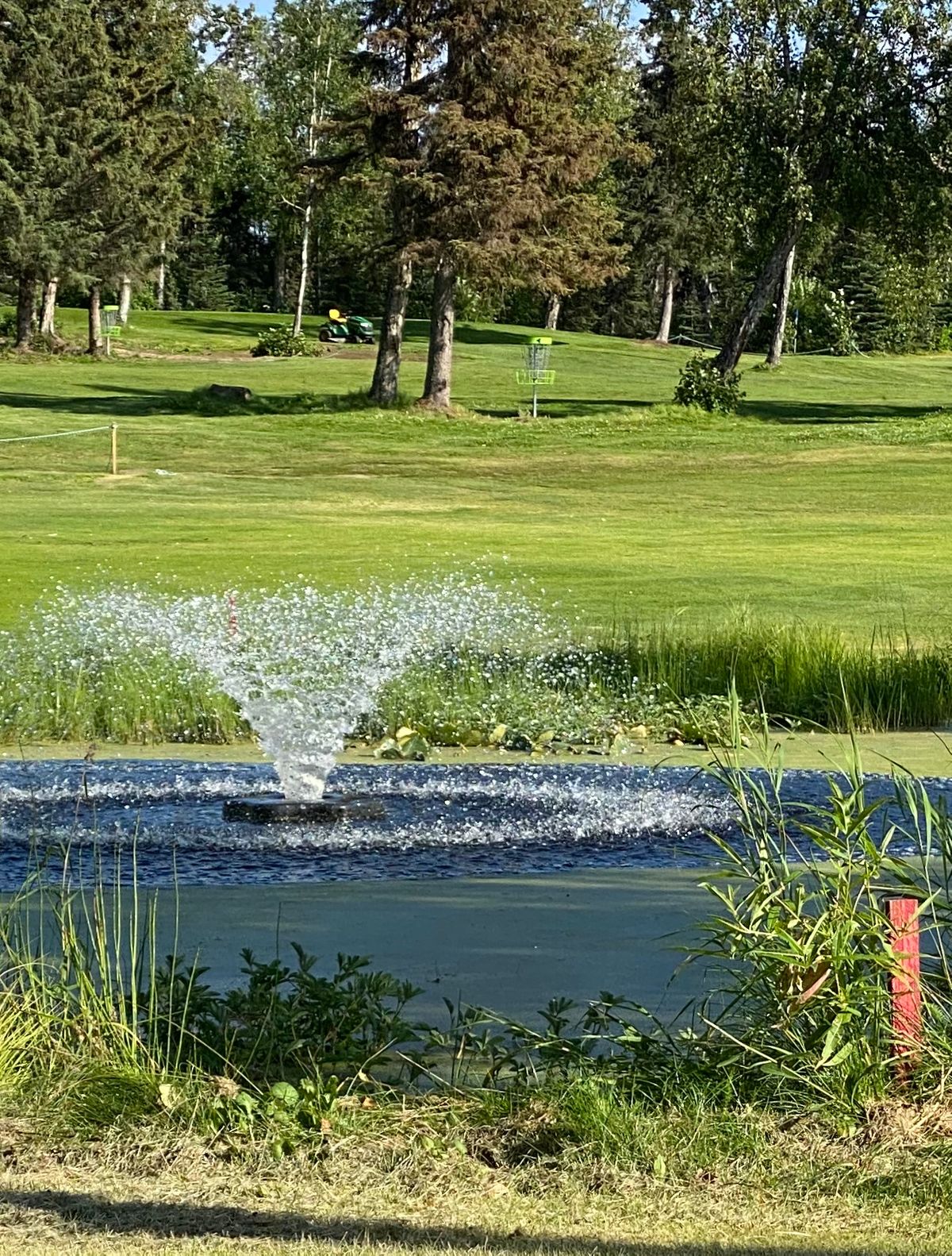 HOLE #4 Beautiful shot across a pond.