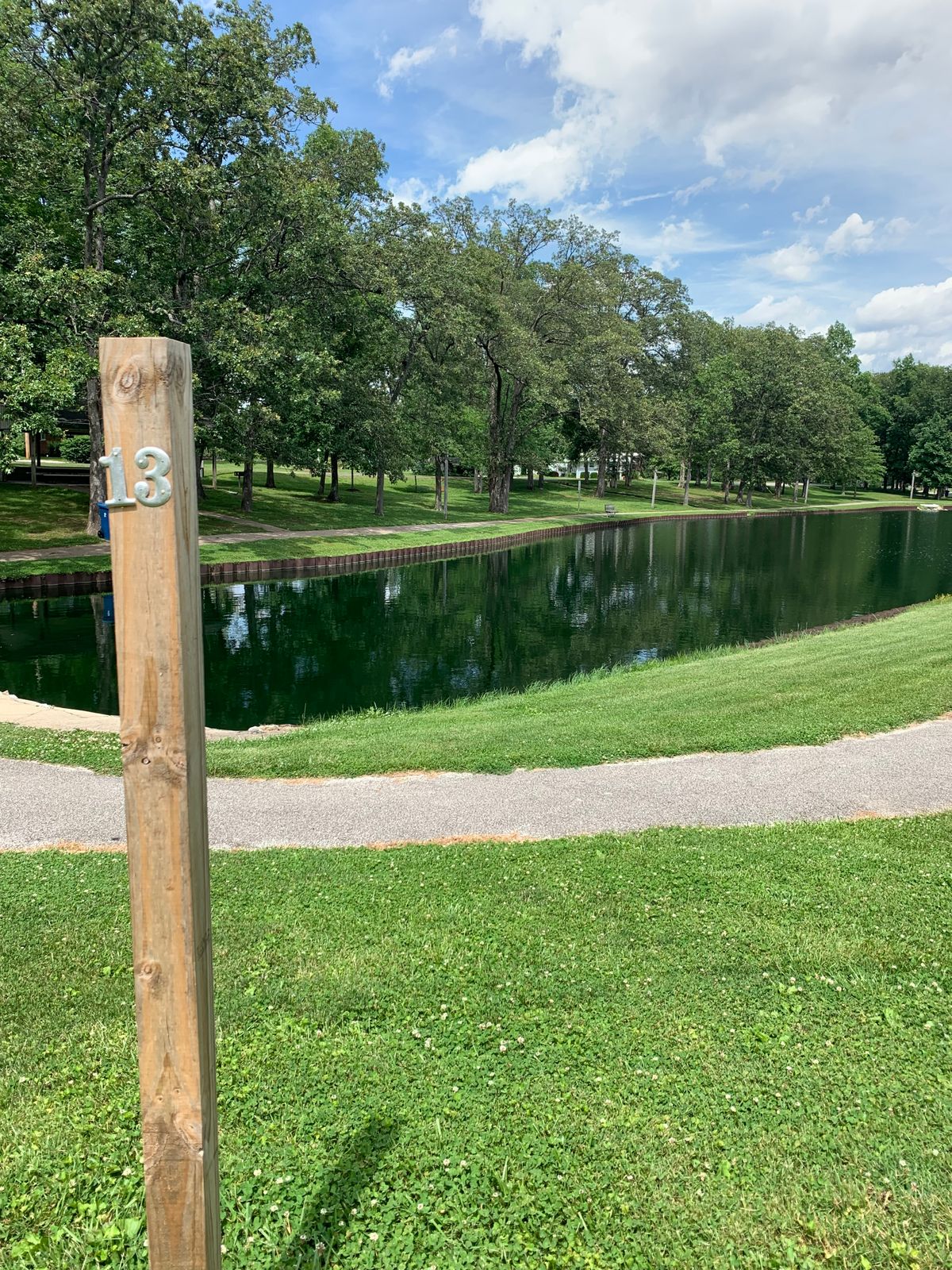 Hole 13 tee pad