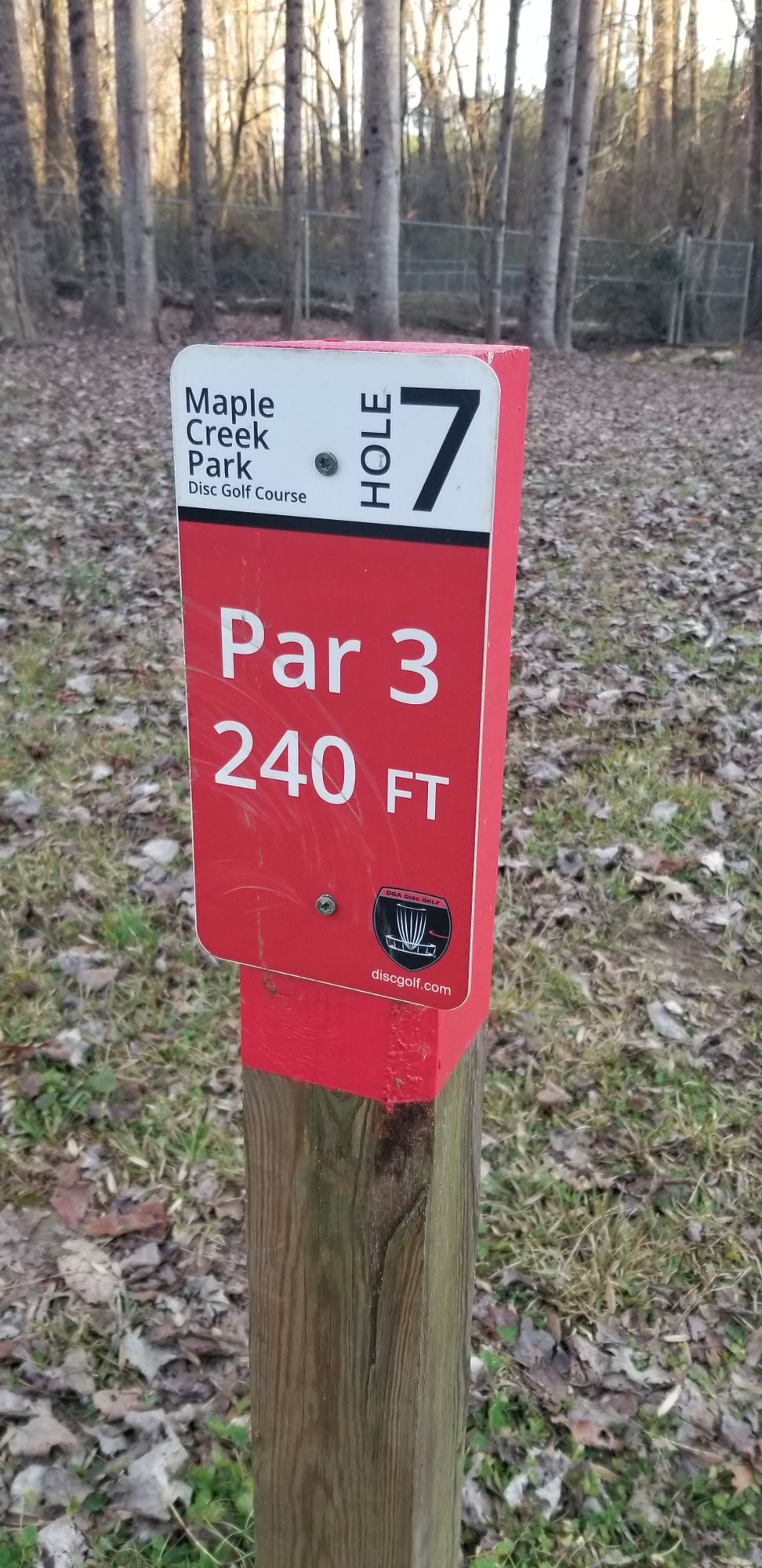 Hole 7 Sign