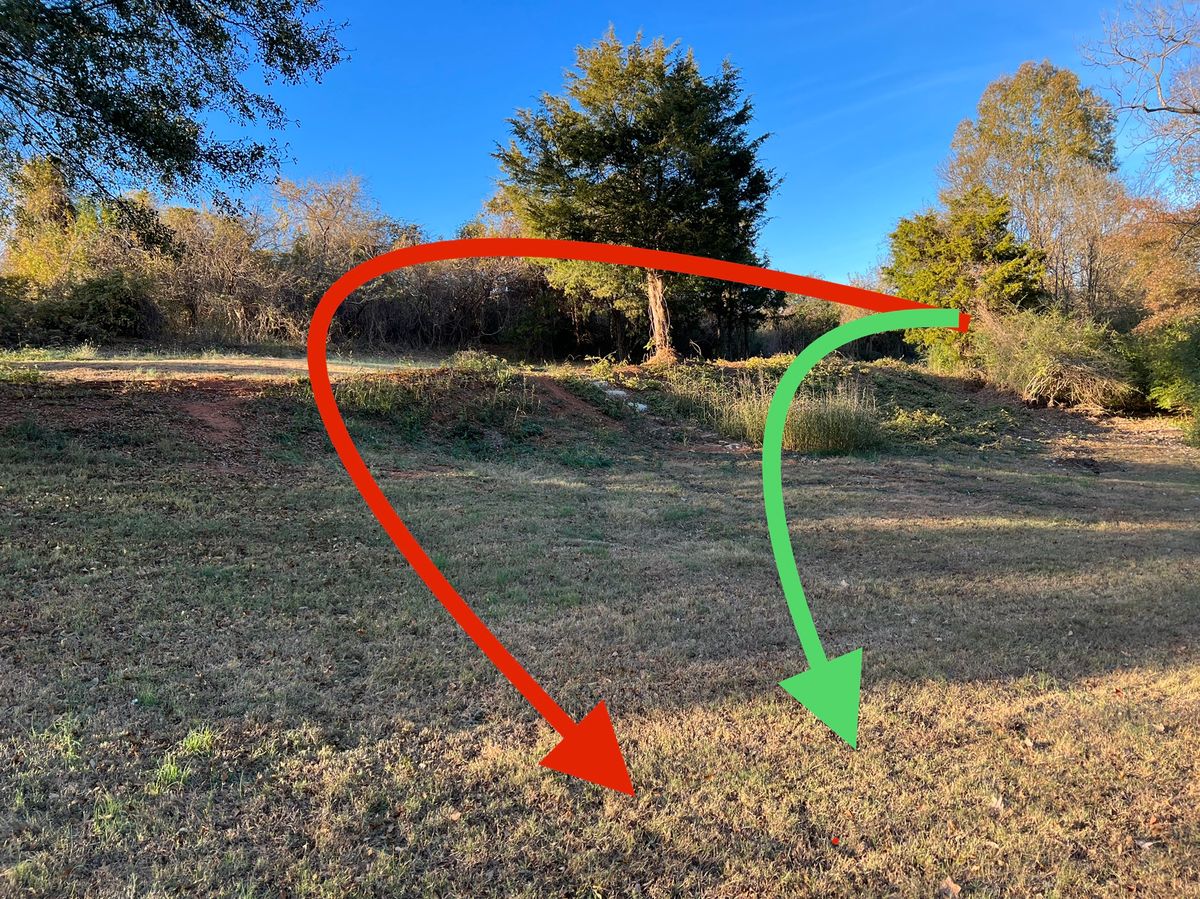 Recent clearing on 14 opened an ea