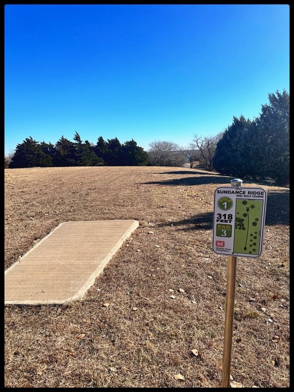 Tee looking north