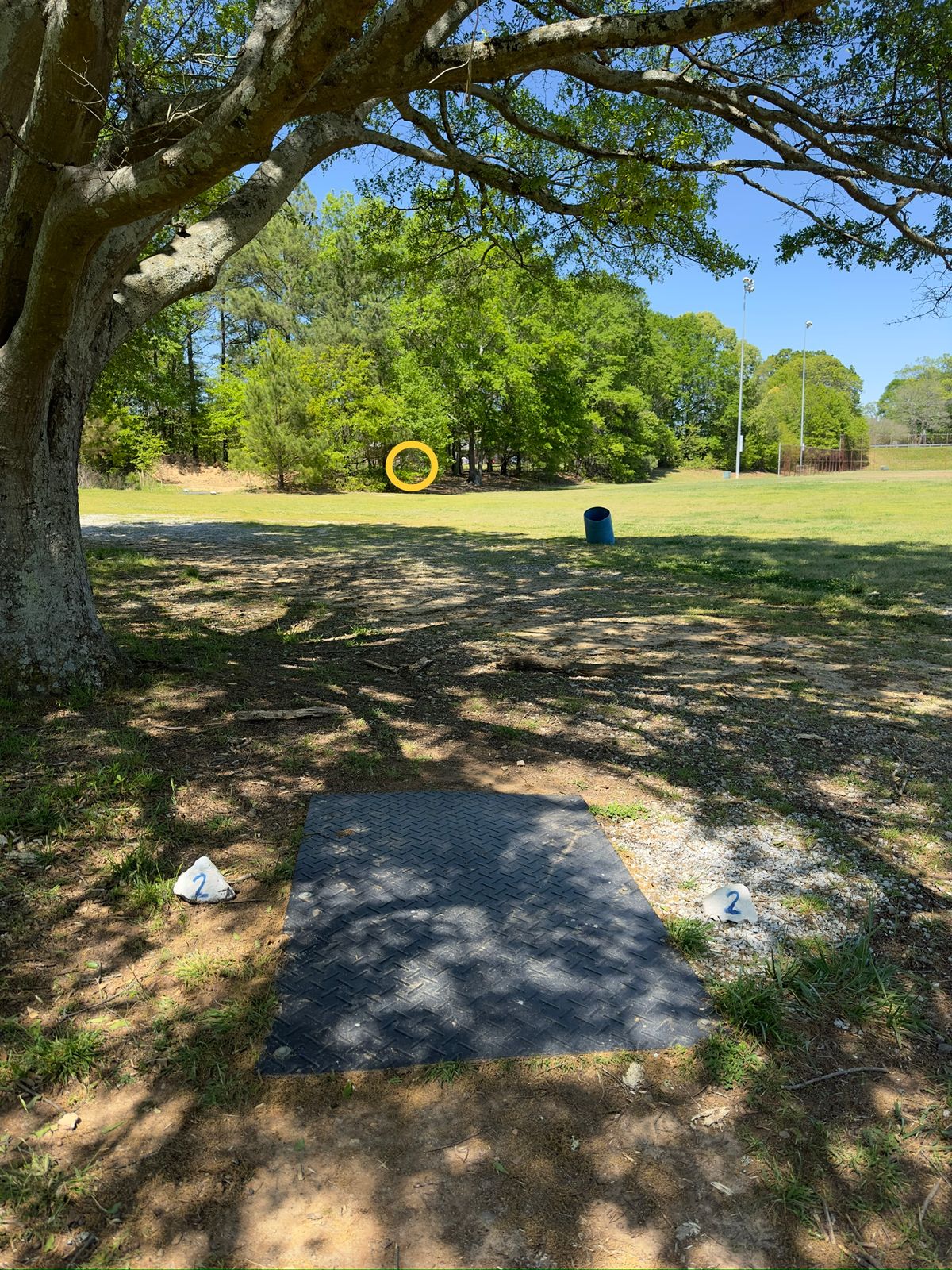 Hole 2 tee