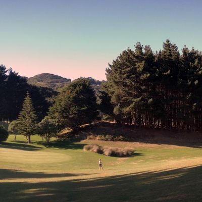 The infamous hole 7 incline.
