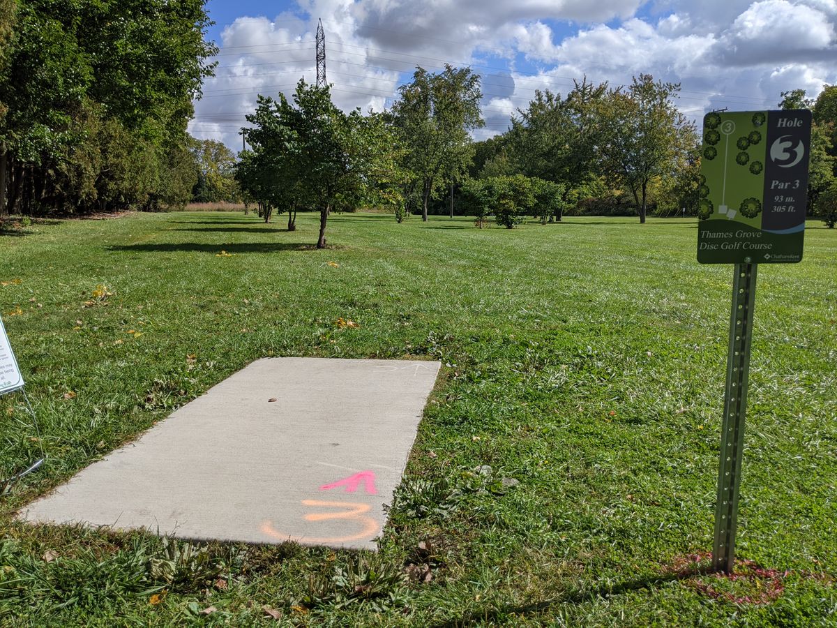 Hole 3 tee
