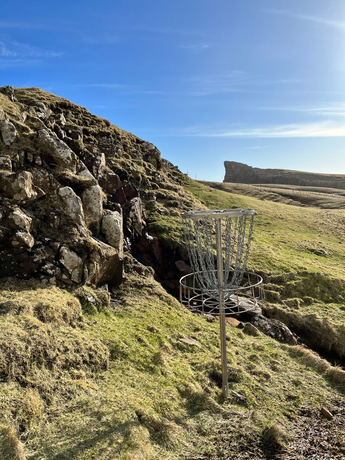 Basket 8 - beautiful to throw at and enjoy view afterwards.
