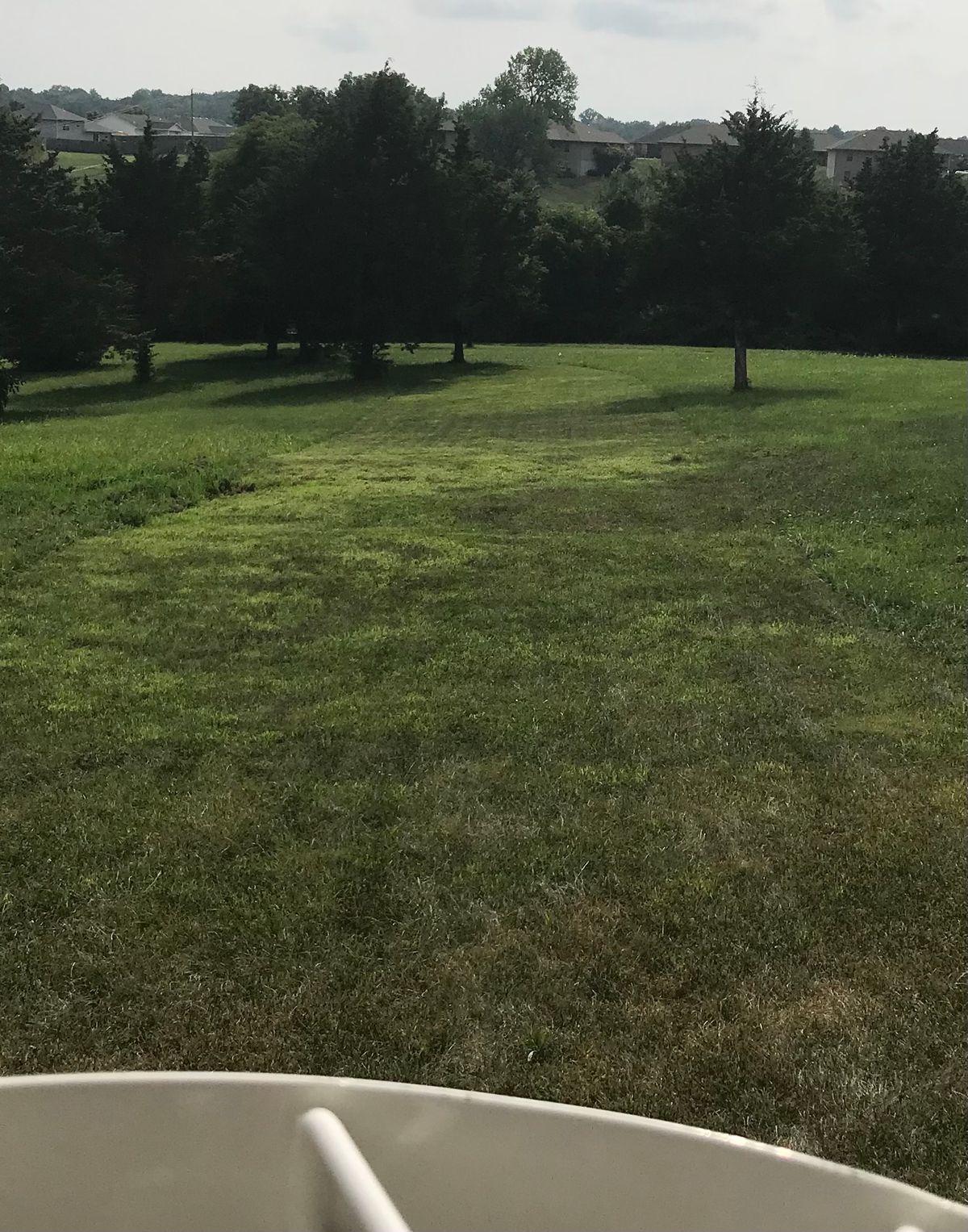 Basket 5 down to tee pad