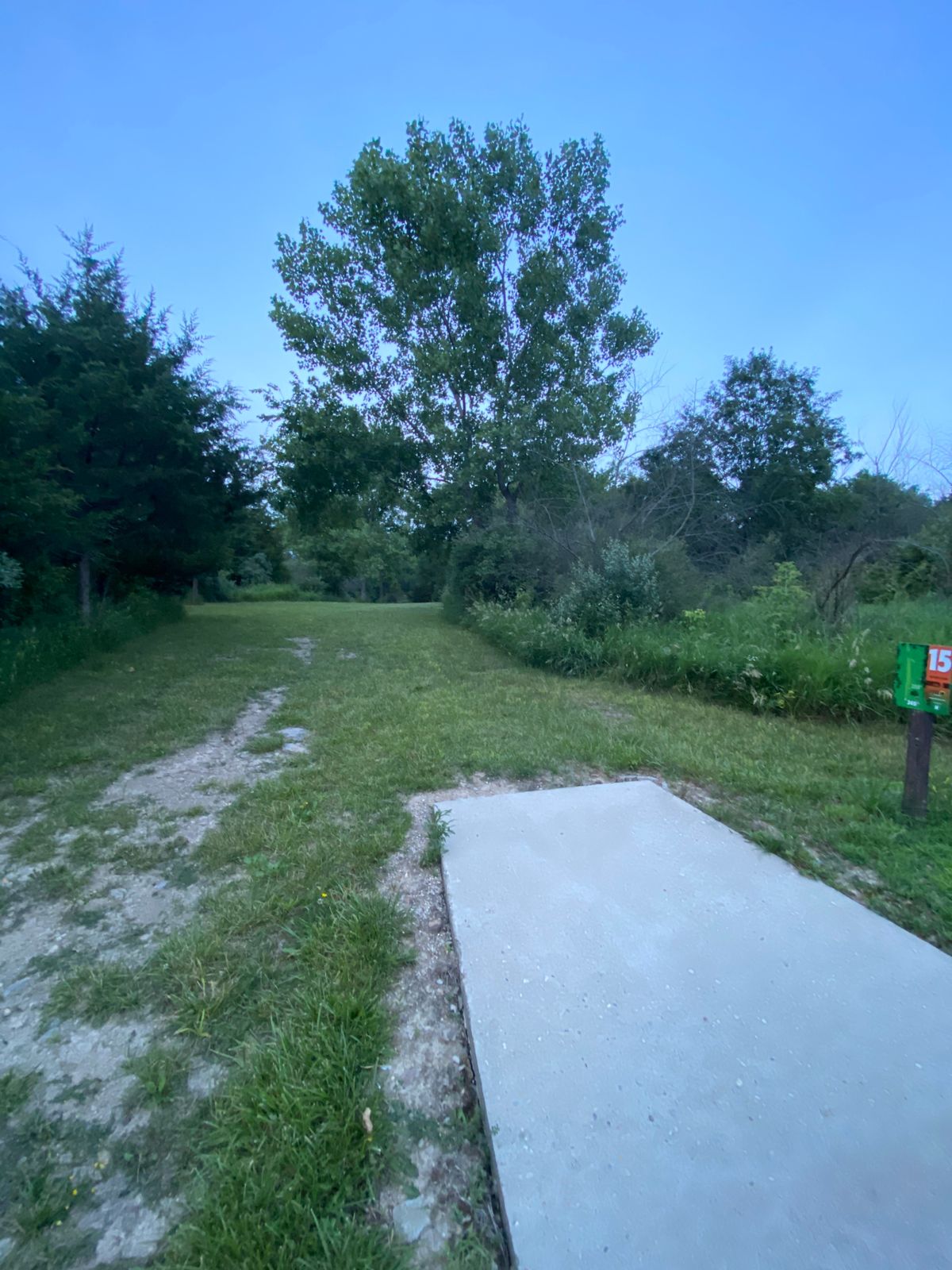 Hole 15 long tee