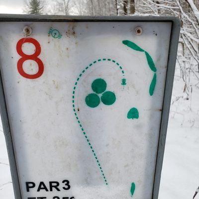 8 tee sign