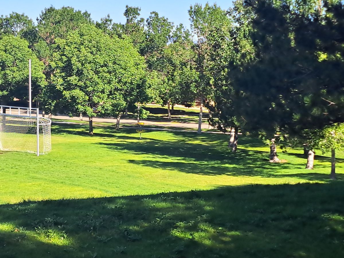 Hole 1 basket