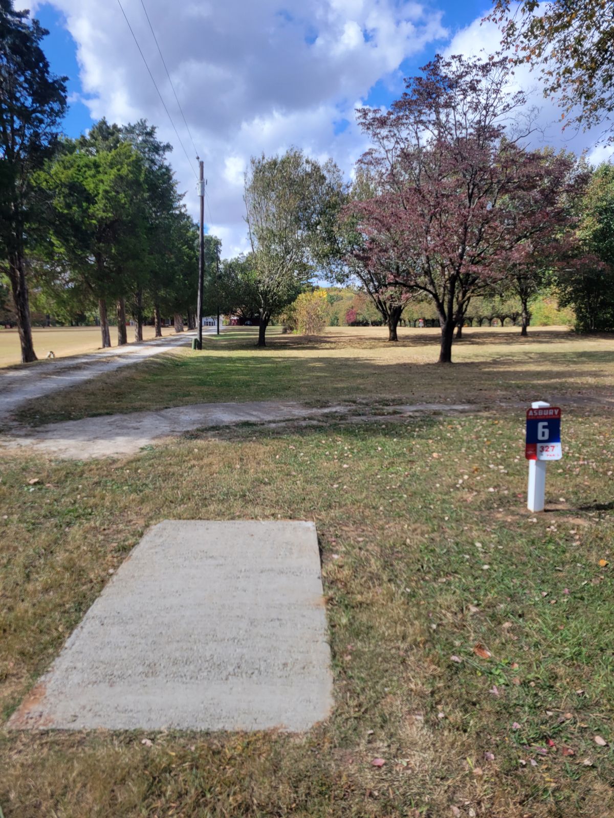 Hole 6A tee