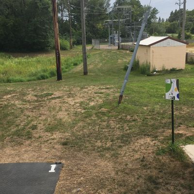 Hole 1 tee area