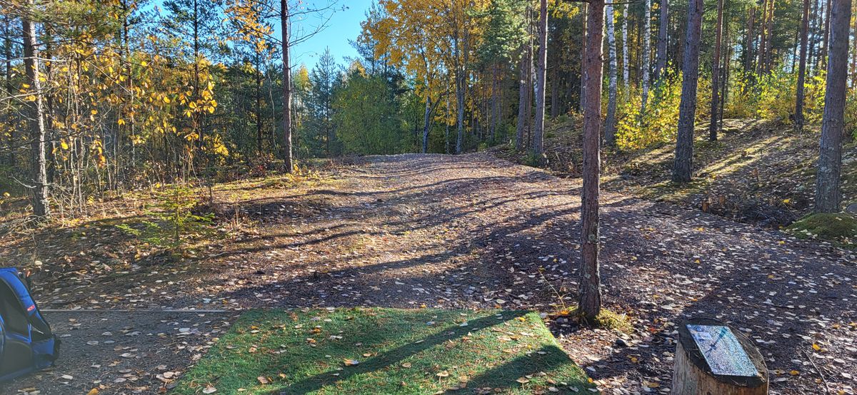 Väylä #6: 108m, -0,5m korkeusero