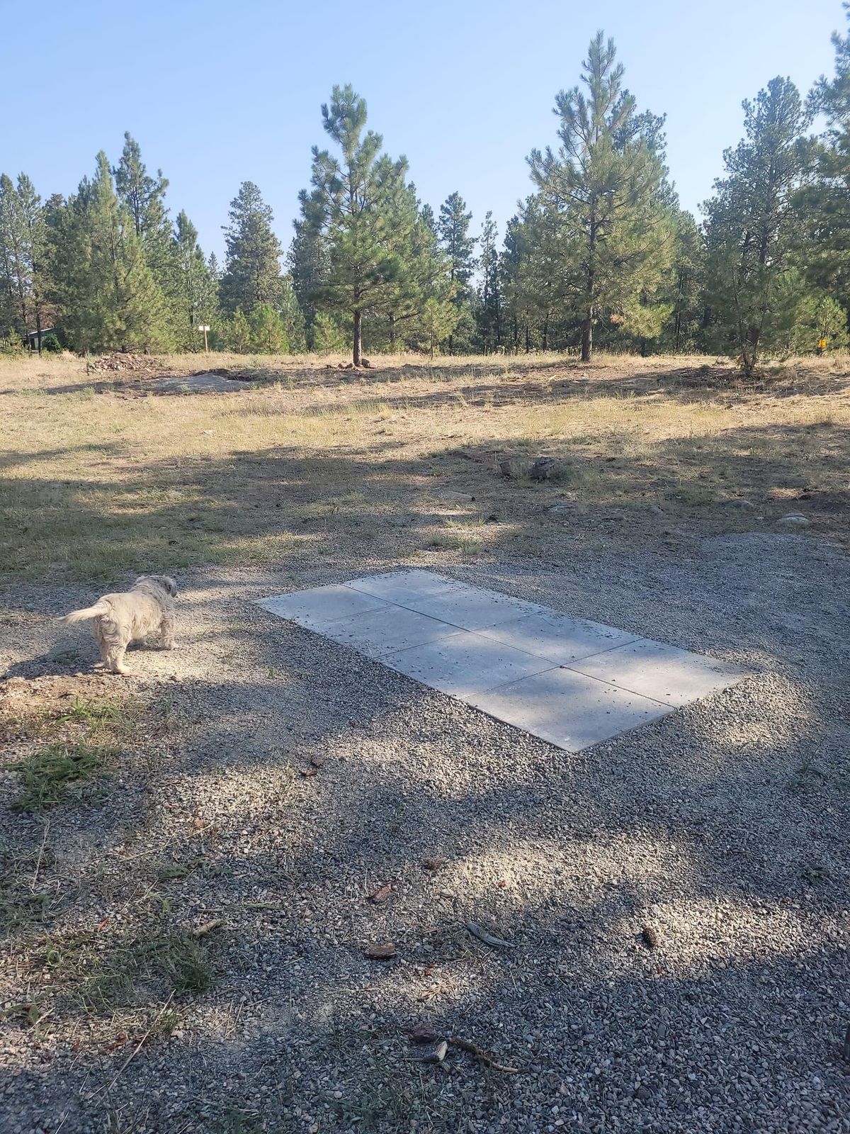 As of July 8 concrete pads have begun to appear on the local course