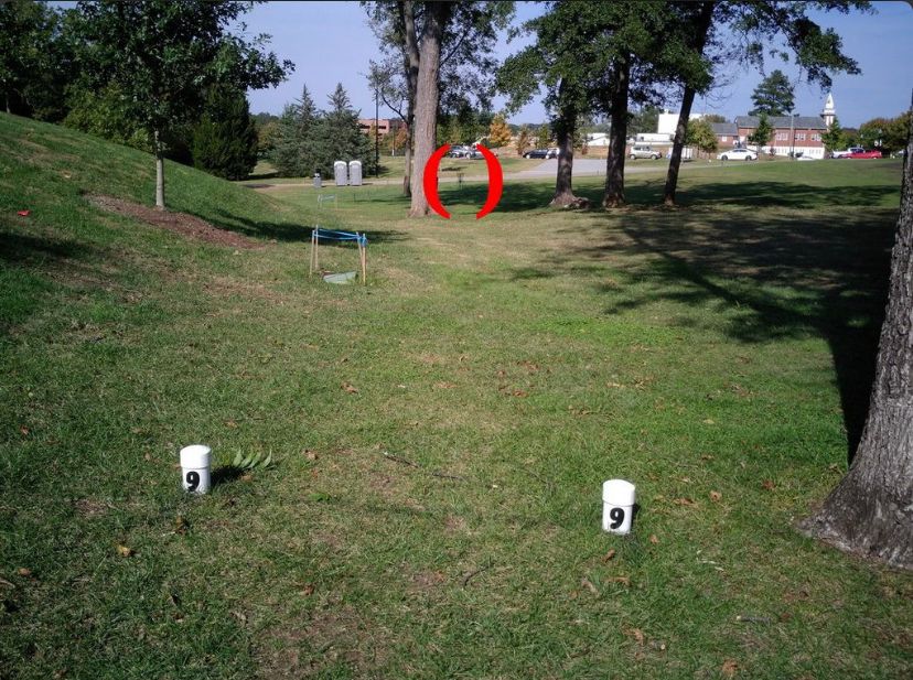 #9 tee to basket