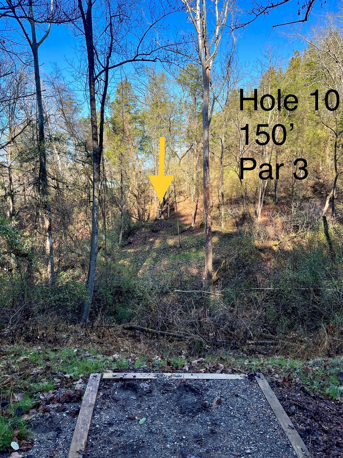 Hole 10, 150’ par 3