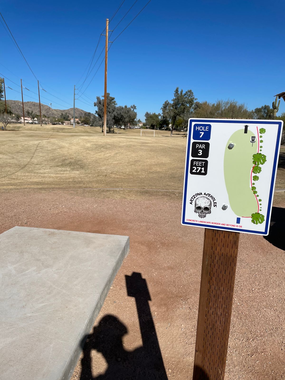 Hole #7; approach right, left or go straight for the ace?