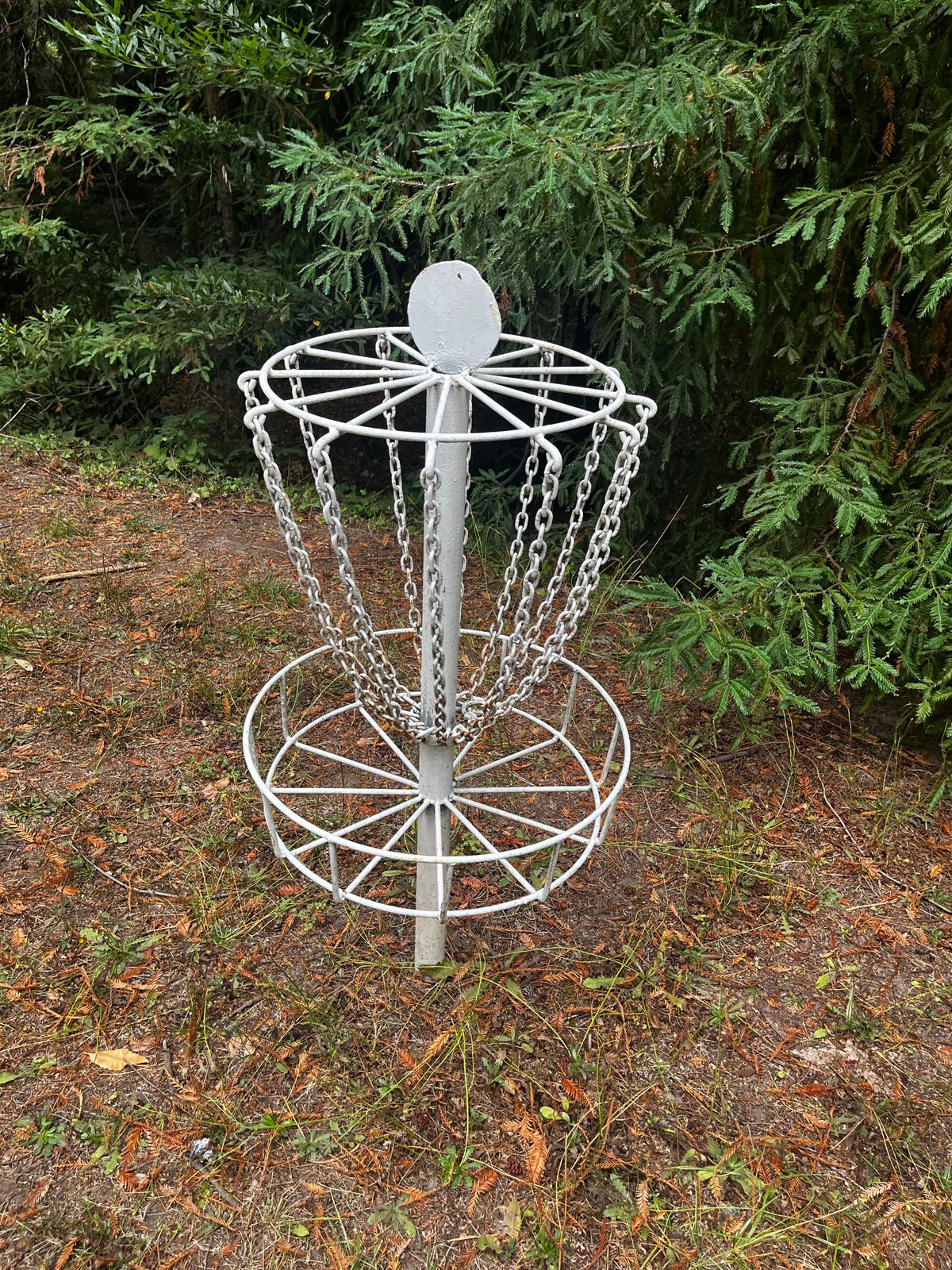 One of the homemade baskets