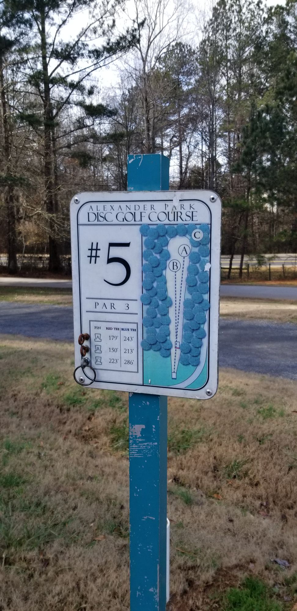 Hole 5 Sign