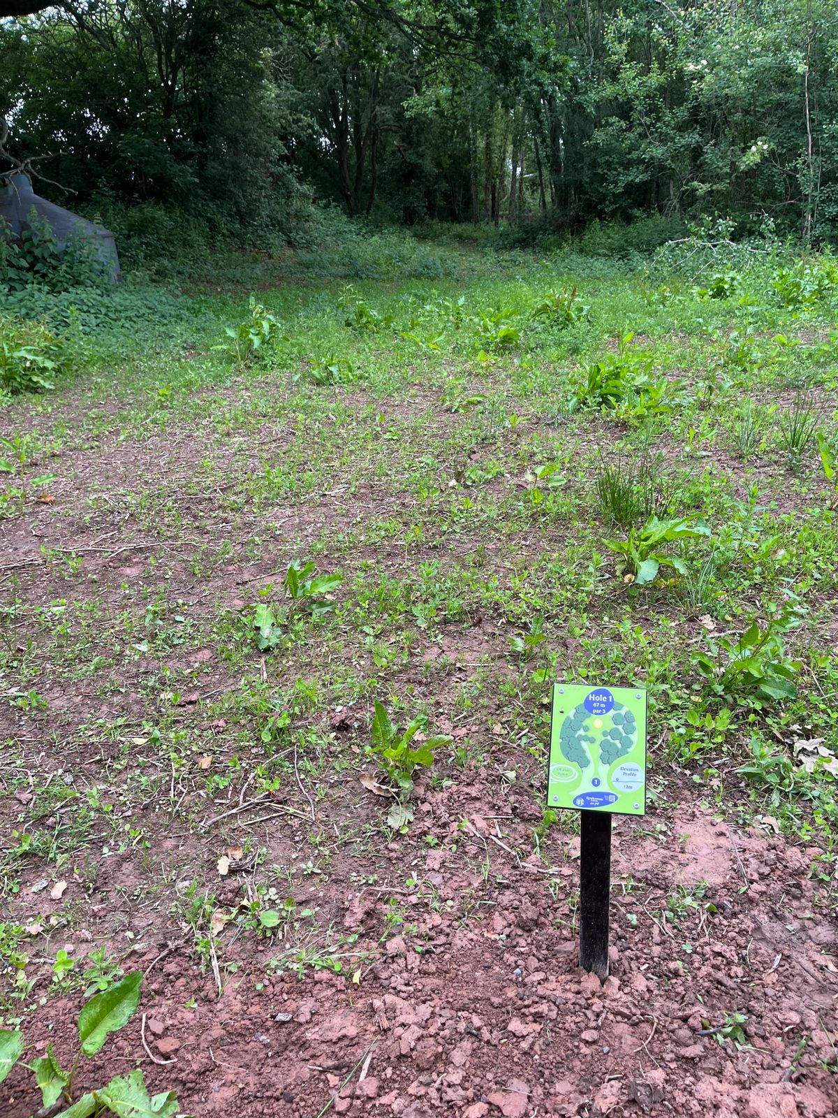 Hole 1 blue tee