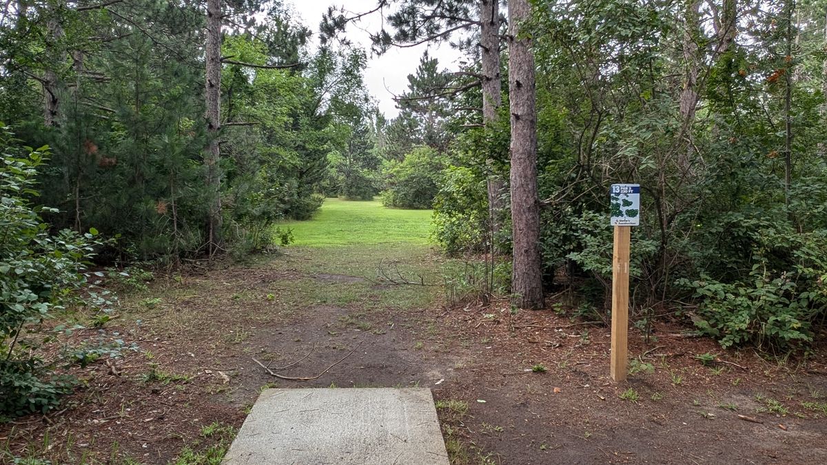 Hole 13 to corner straight out