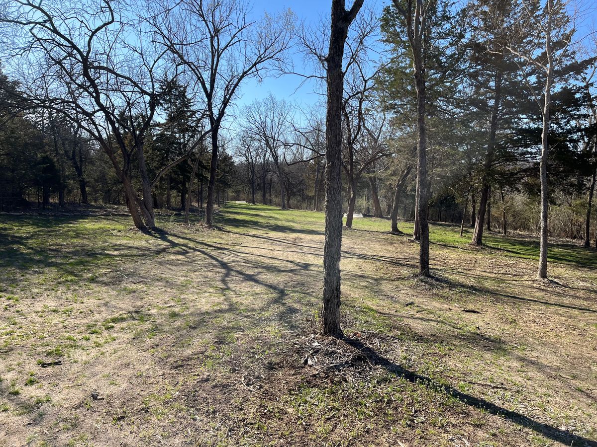 Hole 17 fairway back to tee