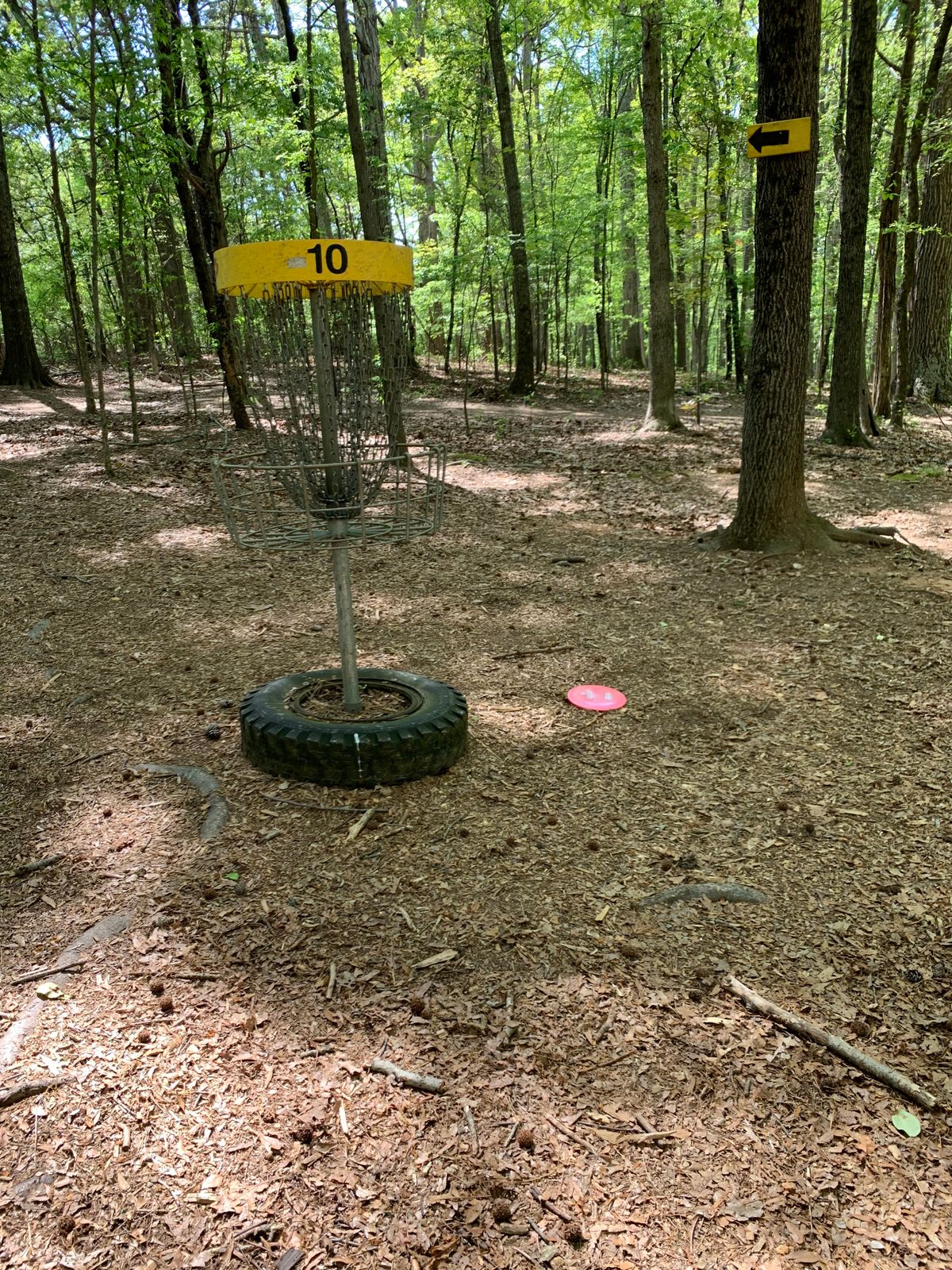 Park job on the tenth hole.