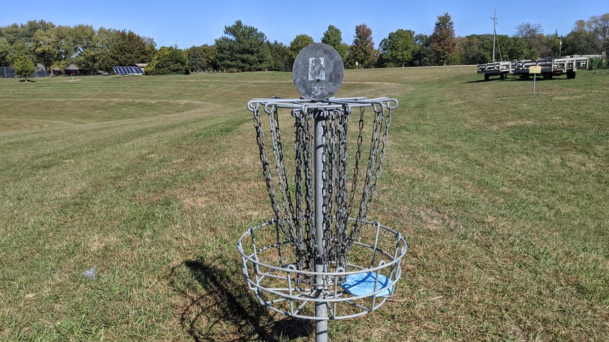 #8 Basket with #9 Tee up on the right.