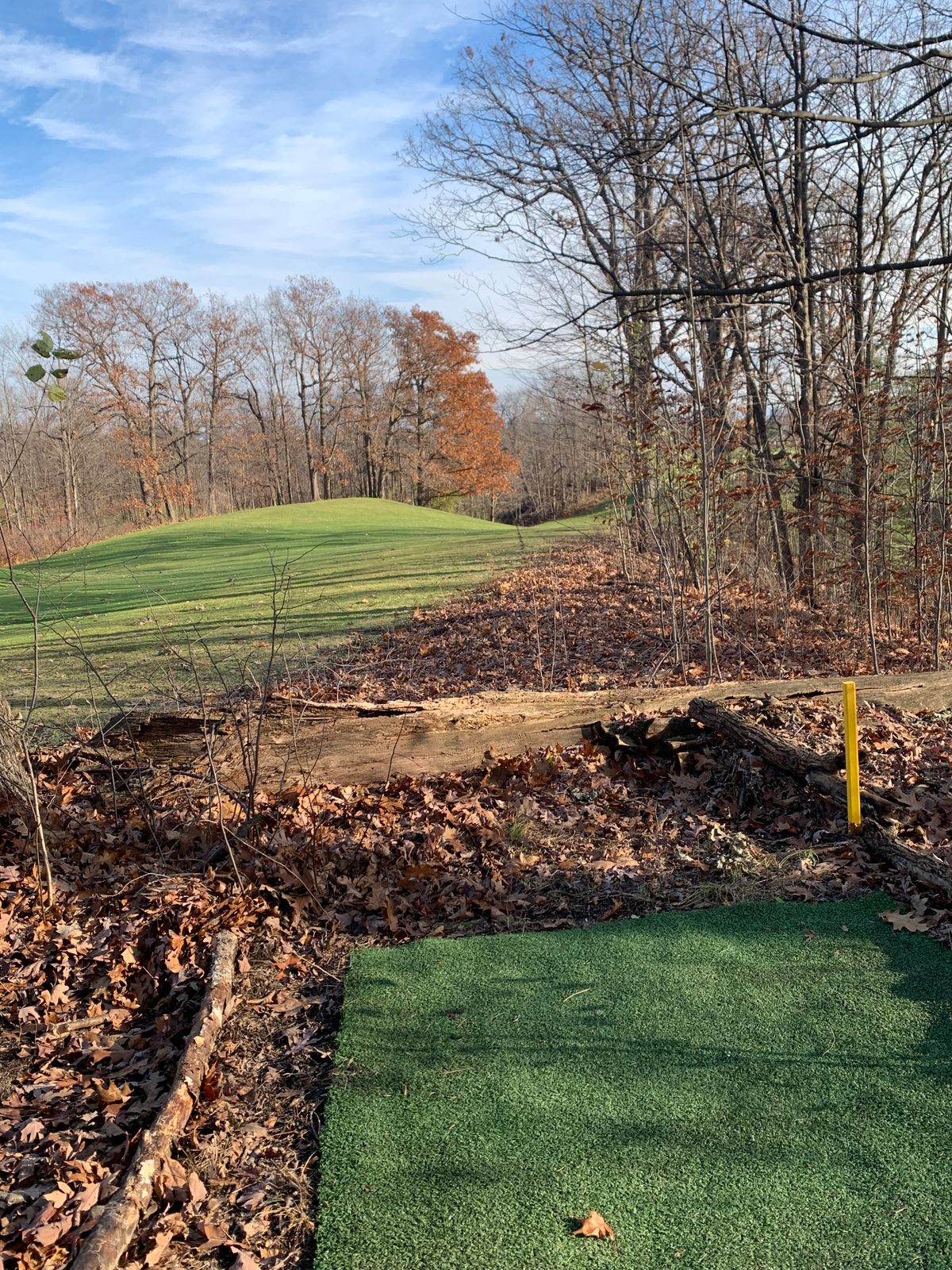 Hole 8 long tee pad