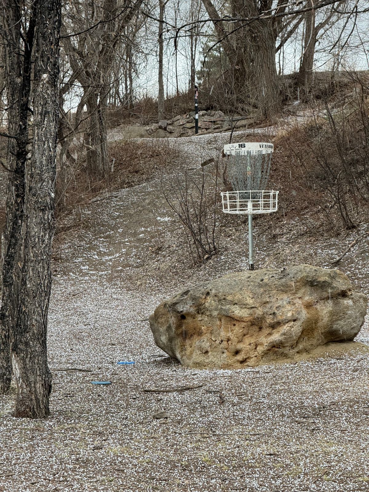 Hole #16 - very cool pin position!