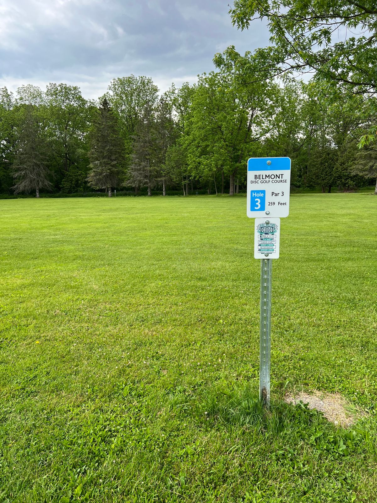 Hole 3 tee