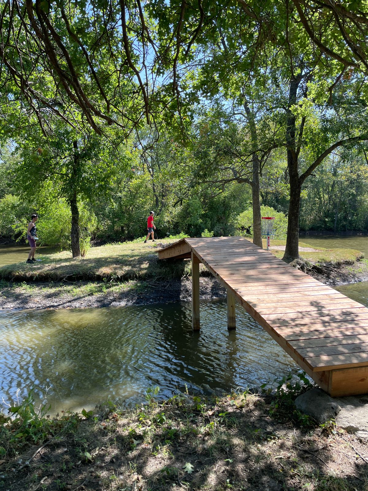 Hole #11 Look over bridge to basket