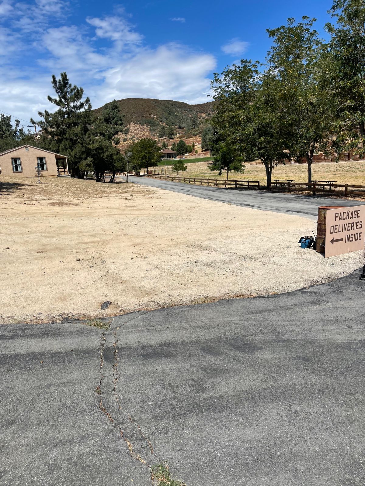 Tee area for hole 13 on back 9.  Same basket as hole 3 of front 9