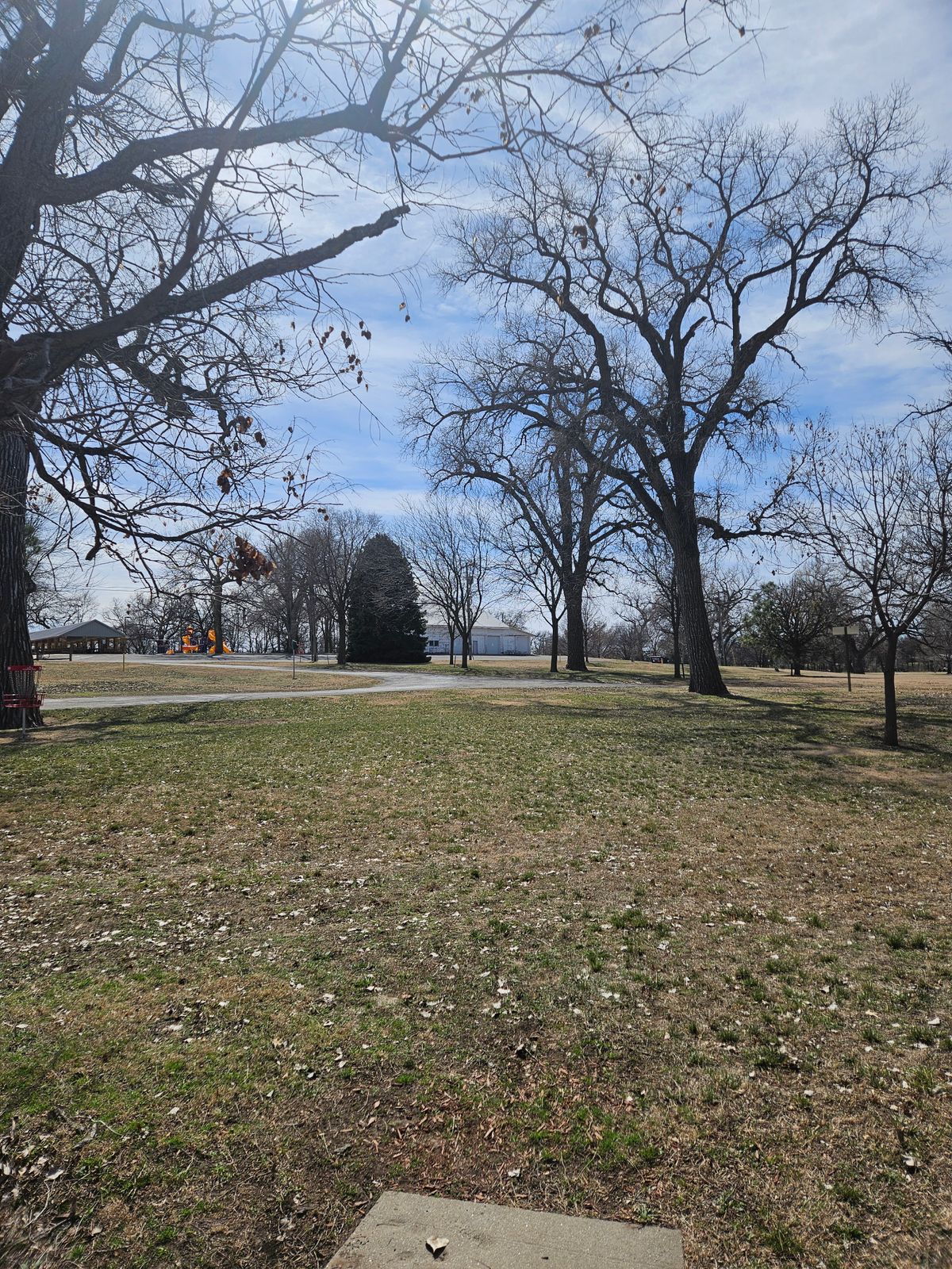 Hole #10 standing on teepad