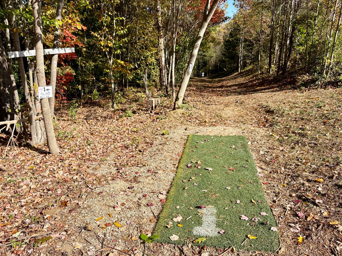 Hole 1 tee