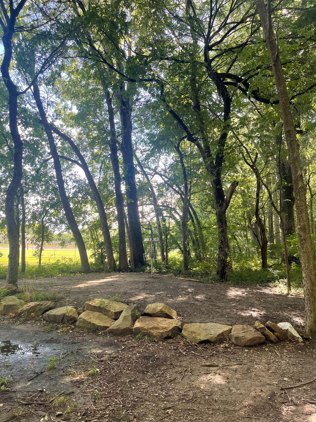 Hole 13 basket