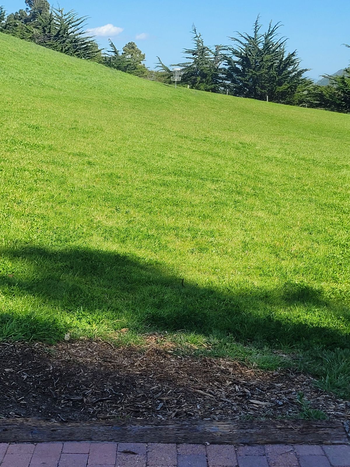 Hole 2 is parallel to hole 1, just slightly steeper.