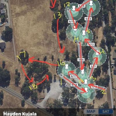 Facebook voted this the ‘most efficient layout’ to play this course with the new holes.