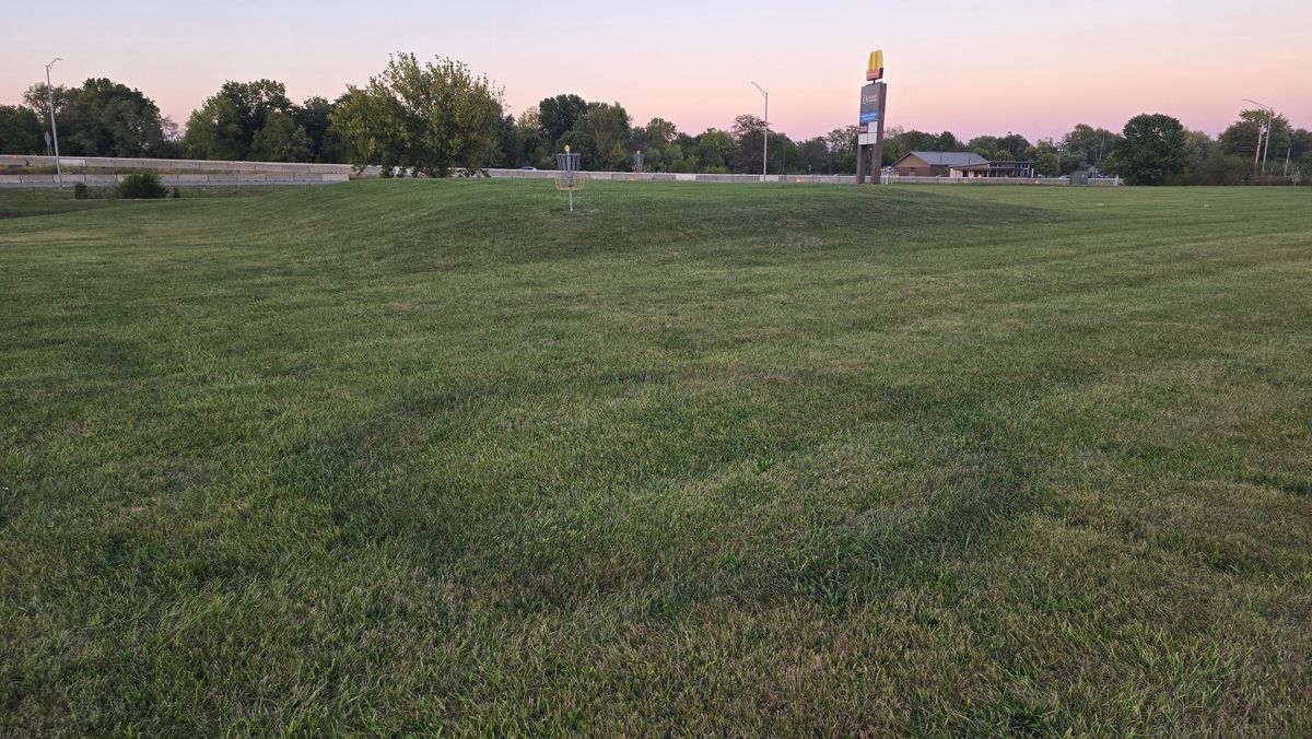 Well, it seems the" Giants of old"  realized their disc are to big for the basket. So they picked up their disc and left disappointed.