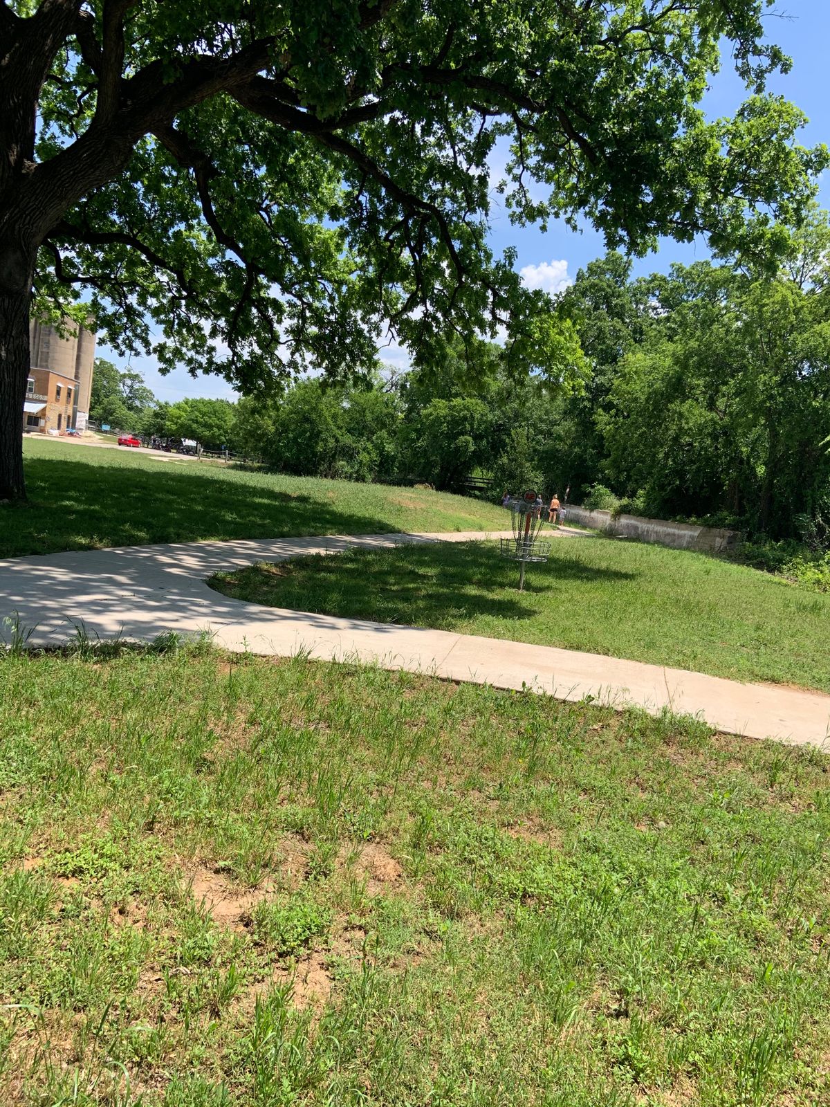 Hole 12 basket. no tee sign or anything nearby