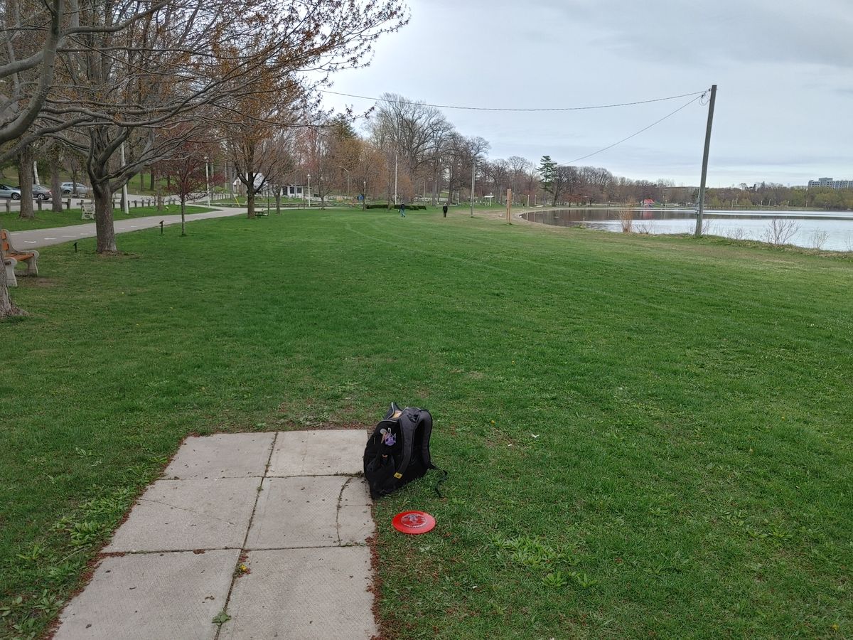 Beautiful lakeside hole 9