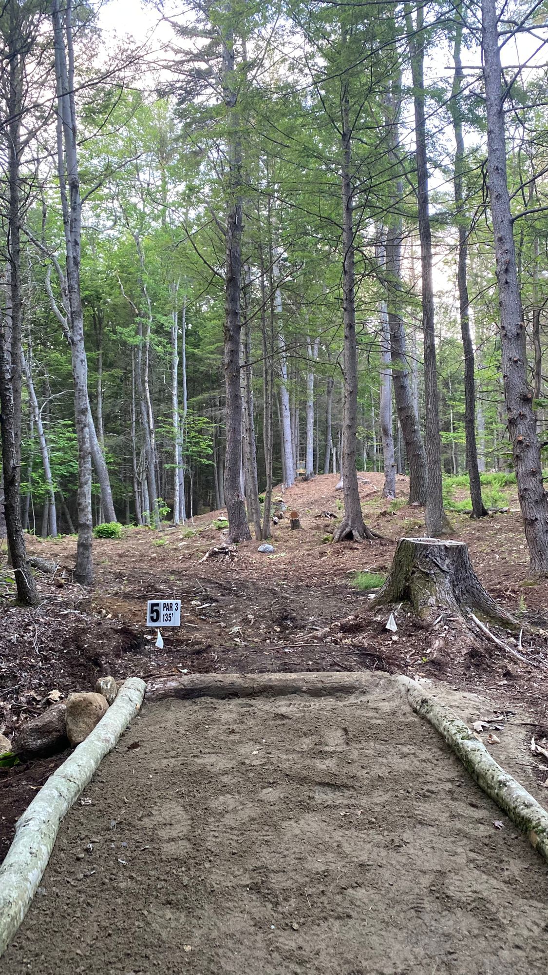 Hole 5 upgrade in progression