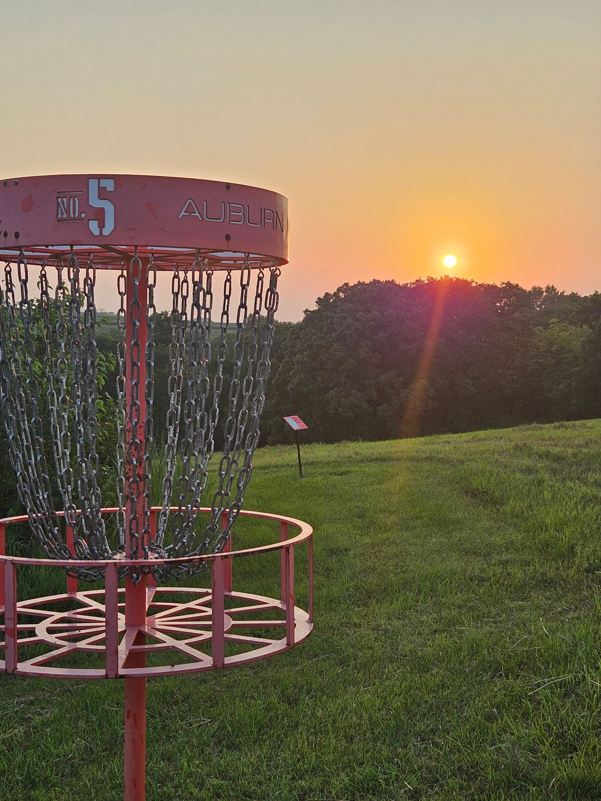 Hole 5 at sunset