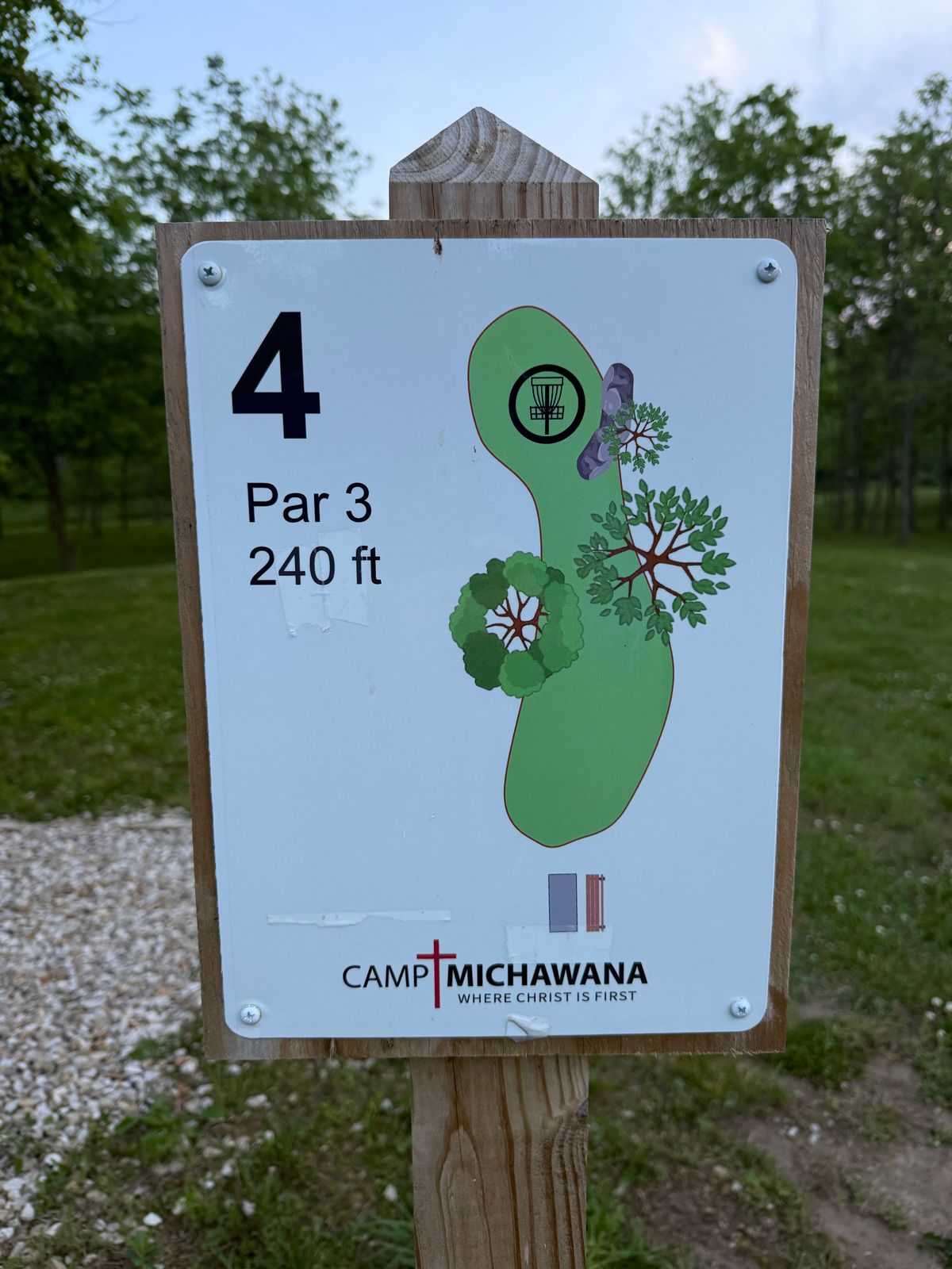 Hole 4 Sign