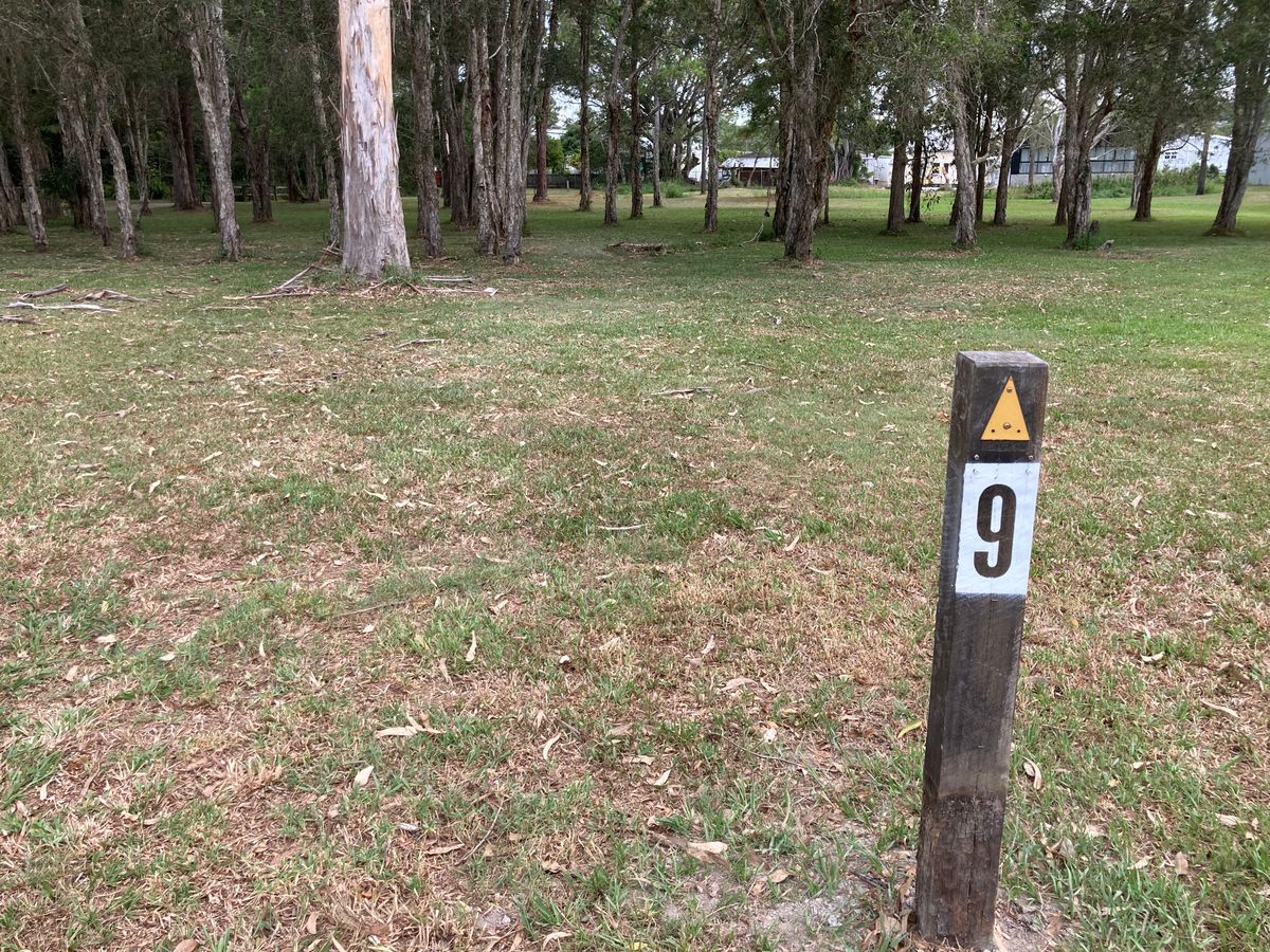 Hole 9 tee